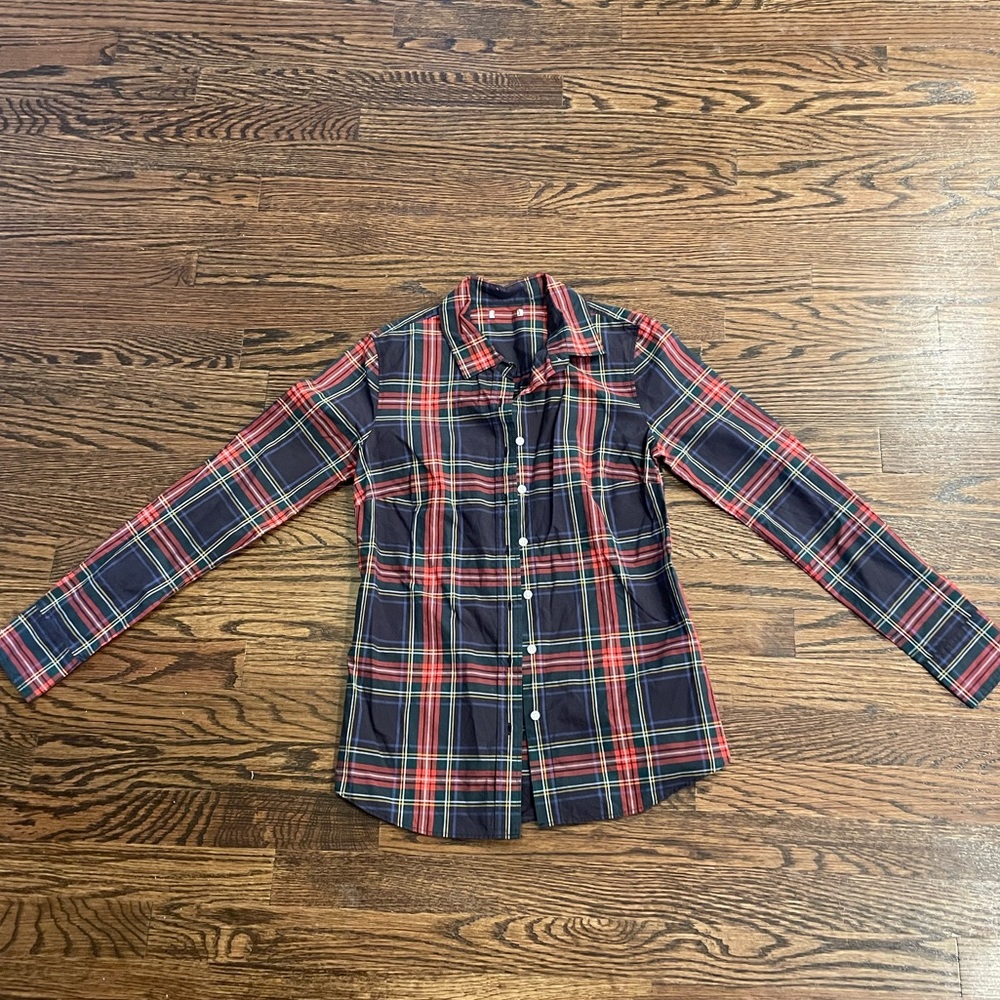 J. Crew Holiday Plaid Button Down